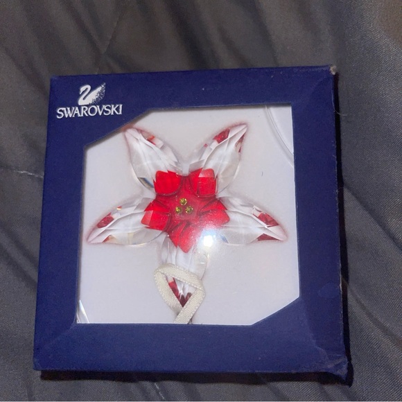 Swarovski Other - Swarovski Red and White Holiday Ornament